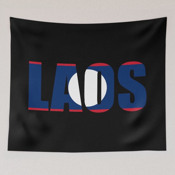 Item preview, Laos Flag LA designed and sold by shitpostee.