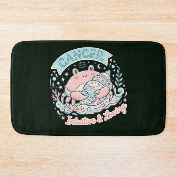 Item preview, Cancer Zodiac Crab Astrology Daily Horoscope | Intuitive & Loving Cancer Sign | Cute Pastel Celestial Crab Art Gift designed and sold by Bhaskar Digital Art.