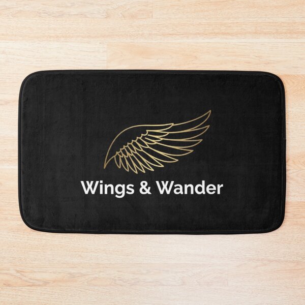 Item preview, Wings and Wander Minimalist Gold Wing Travel Vintry Off designed and sold by VintryOff.