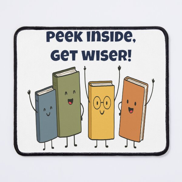 Item preview, Peek Inside, Get Wiser - Cute Cartoon designed and sold by Latitude 1°N.