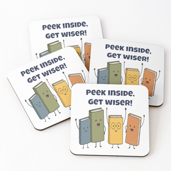 Item preview, Peek Inside, Get Wiser - Cute Cartoon designed and sold by Latitude 1°N.
