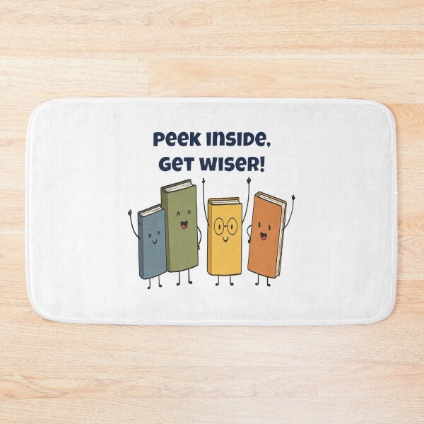 Item preview, Peek Inside, Get Wiser - Cute Cartoon designed and sold by Latitude 1°N.