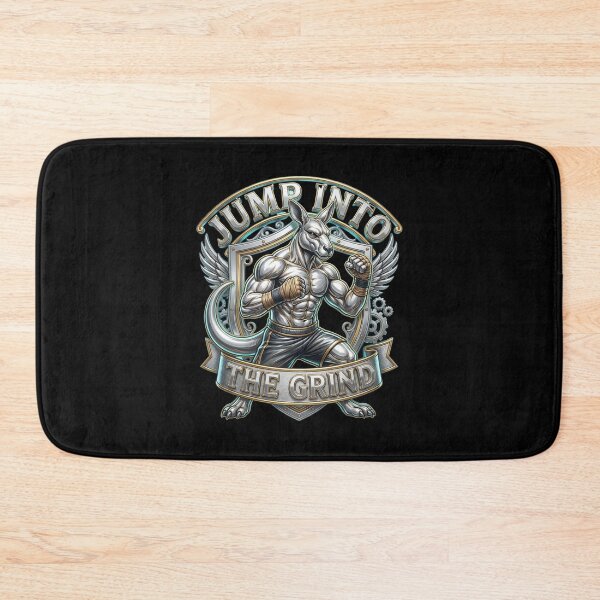 Item preview, Hilarious Boxing Kangaroo - Jump Into The Grind! designed and sold by pradeepvisuals.