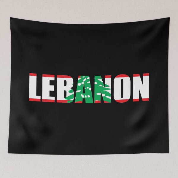 Aperçu de l'œuvre Drapeau du Liban LB créée et vendue par shitpostee.