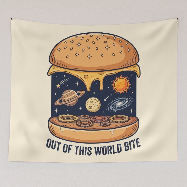 Item preview, Out Of This World Bite Steampunk Space Burger designed and sold by Amir Faysal.