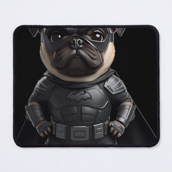 Item preview, The Dark Knight Bat Pup Superhero Dog Art designed and sold by BarkAndArt.