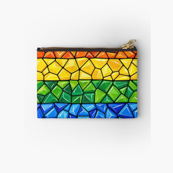 Item preview, Rainbow Pride Flag Gem Mosaic LGBTQ Pattern designed and sold by DjFreeq.
