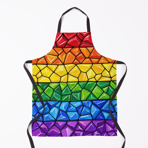Item preview, Rainbow Pride Flag Gem Mosaic LGBTQ Pattern designed and sold by DjFreeq.