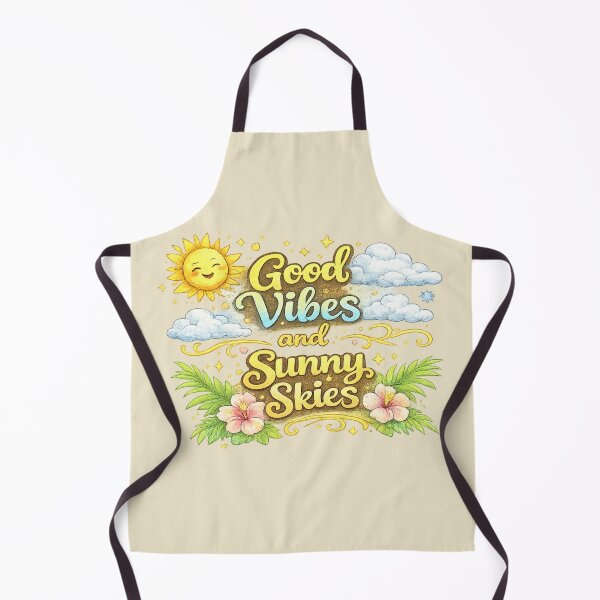 Item preview, Good Vibes and Sunny Skies designed and sold by Someone Thinks It's Funny.