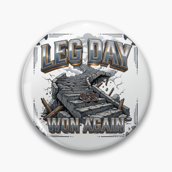 Item preview, The Ultimate "Leg Day Won Again" Sore Muscle Meme! designed and sold by pradeepvisuals.