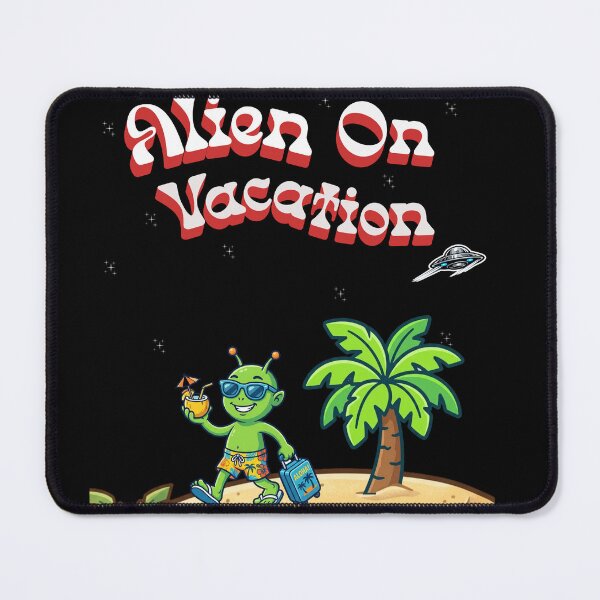 Item preview, Alien On Vacation - Funny Alien Beach Vacation Retro Design designed and sold by Velorand.