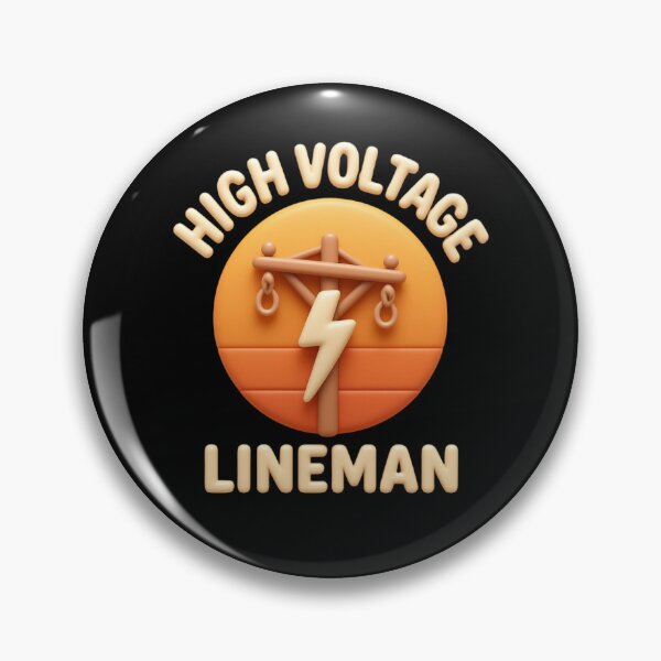 Item preview, High Voltage Lineman | American Power Lines Lightning Shirt designed and sold by LabCore.