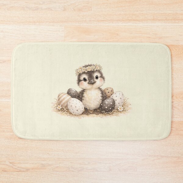 Item preview, Watercolour Easter Duckling and Eggs designed and sold by inspired-works.