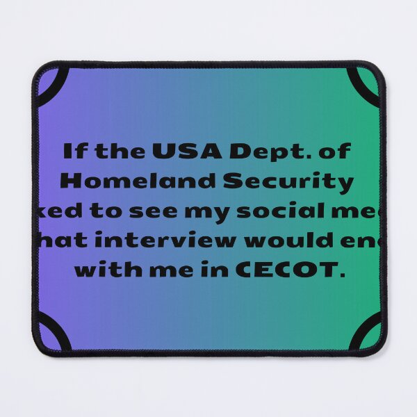 Item preview, I’m not visiting America  designed and sold by MacMosh.
