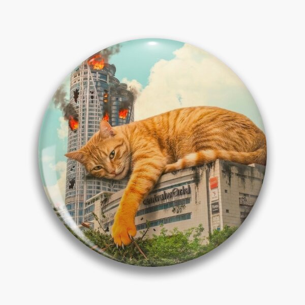 Item preview, Apocalypse Orange Cat Chilling in Bangkok designed and sold by PorfileJ.