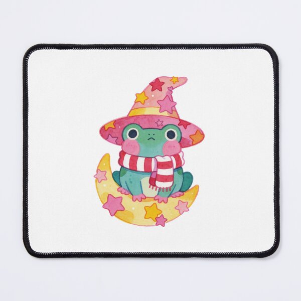 Item preview, Cute Frog Witch Sticker | Witchcore Moon Frog designed and sold by AillustriaAK.