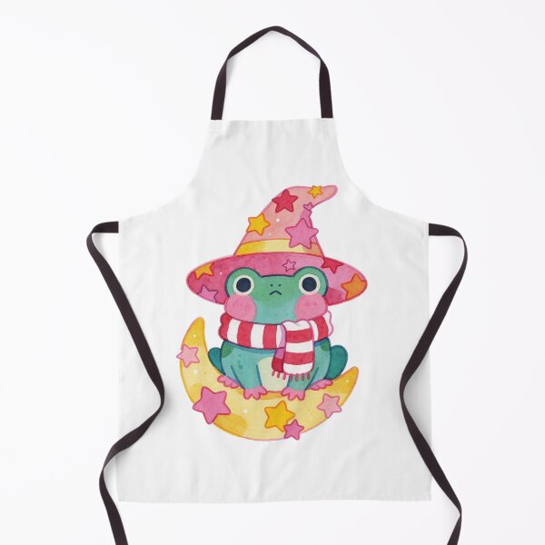 Item preview, Cute Frog Witch Sticker | Witchcore Moon Frog designed and sold by AillustriaAK.
