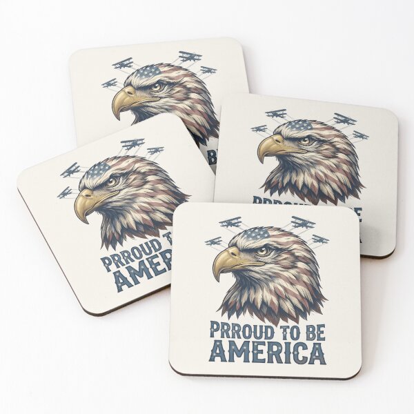 Item preview, Proud to Be America Eagle Shirt – Patriotic Bald Eagle with American Flag Design, Vintage USA Freedom T-shirt designed and sold by ZyxDes.