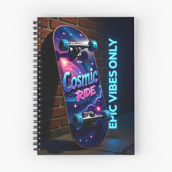 Item preview, Premium 3D Lenticular Skateboard Deck Sticker | Epic Vibes Only Custom Galaxy Decal designed and sold by Creative-RE.