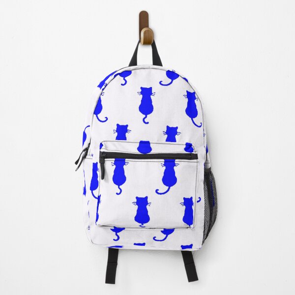 Item preview, Feline Fun Forever Whimsical Cats Medium-Blue Cat Motif designed and sold by taiche.