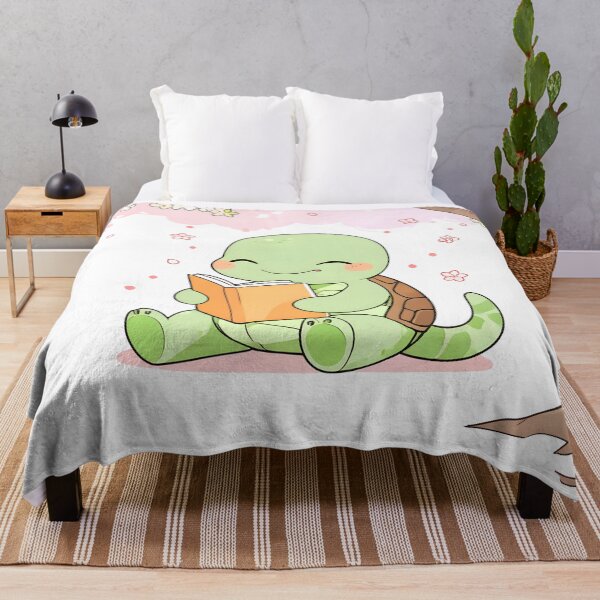 Item preview, Cherry Blossom Turtle — Cozy Spring Kawaii Sticker designed and sold by tommysworks.