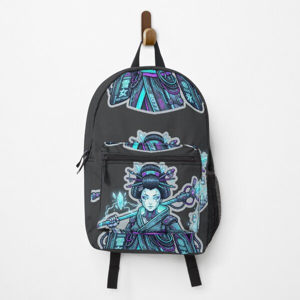 Item preview, Cyberpunk Yuki Onna - Neon Icy Tech Geisha Sorceress designed and sold by Neo Tokio.