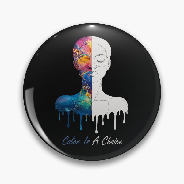 Item preview, Color Is a Choice – Duality Portrait Abstract designed and sold by FMproject.
