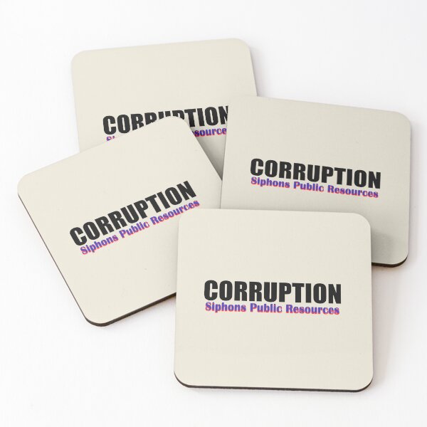 Item preview, Corruption Drains What Belongs to the People designed and sold by annenambiro.