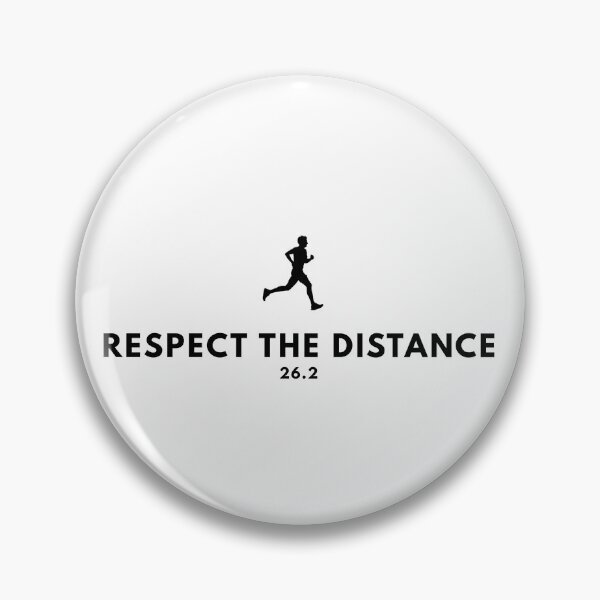 Item preview, Respect the Distance - Marathon Minimalist Design designed and sold by RunningWhiskers.