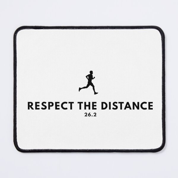 Item preview, Respect the Distance - Marathon Minimalist Design designed and sold by RunningWhiskers.