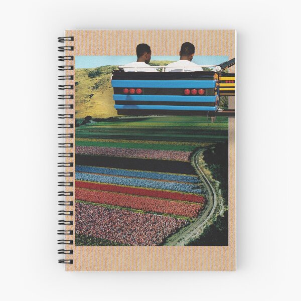 Item preview, Surreal Striped Fields | Vintage Collage Landscape Art designed and sold by cutbymon.