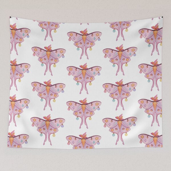 Item preview, Luna Moth Sticker | Celestial Witchcore Art designed and sold by AillustriaAK.
