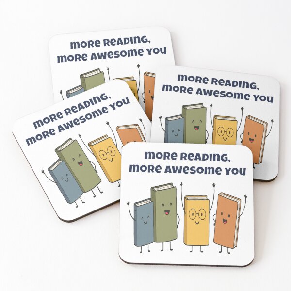 Item preview, More Reading, More Awesome You - Encouraging Cartoon designed and sold by Latitude 1°N.