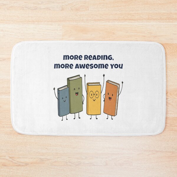 Item preview, More Reading, More Awesome You - Encouraging Cartoon designed and sold by Latitude 1°N.