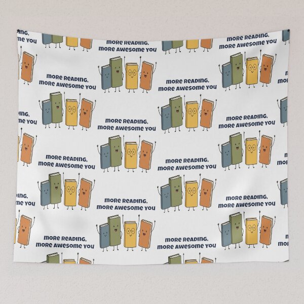 Item preview, More Reading, More Awesome You - Encouraging Cartoon designed and sold by Latitude 1°N.