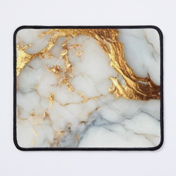 Item preview, White Marble and Gold Veins Abstract Luxury Texture Pattern designed and sold by LYAN-STORE.