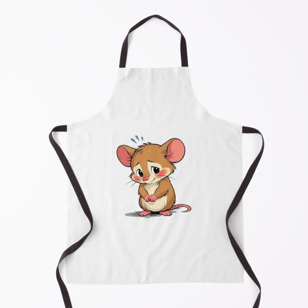 Item preview, Cute Shy Mouse Vector Illustration | Kawaii Mouse Cartoon Art Sticker designed and sold by Khatumeye.