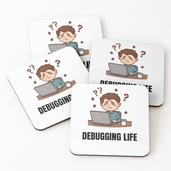 Item preview, Debugging life designed and sold by Pixel & Chaos.