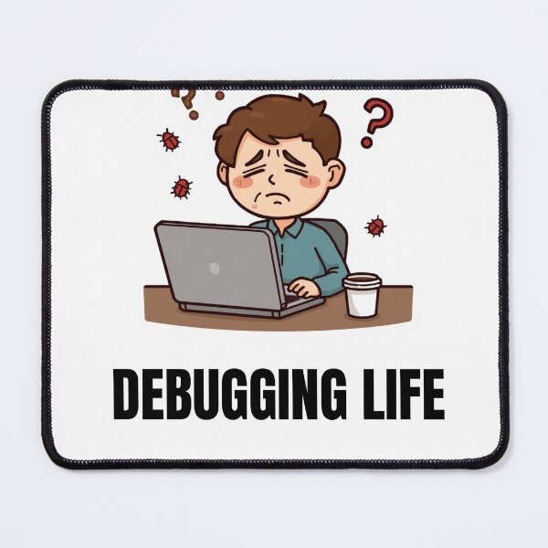 Item preview, Debugging life designed and sold by Pixel & Chaos.