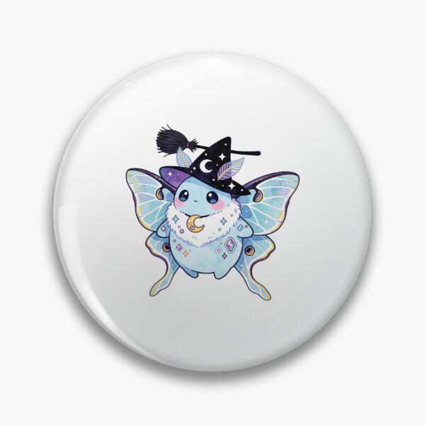 Item preview, Luna Moth Sticker | Celestial Witchcore Art designed and sold by AillustriaAK.