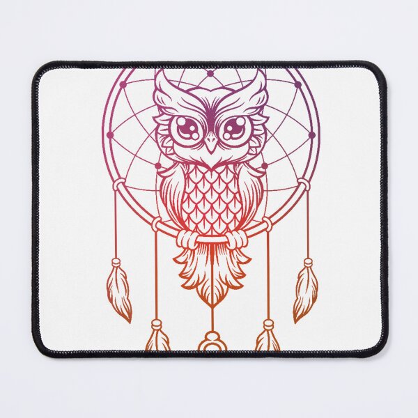 Item preview, DREAM CATCHER OWL designed and sold by BubbleArt001.