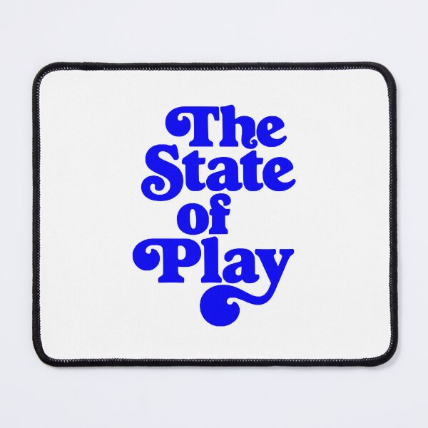 Item preview, Retro The State Of Play Typography Art designed and sold by FaizArtShop.