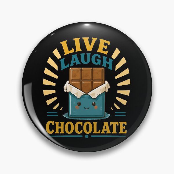 Item preview, Live Laugh Chocolate Cute Design designed and sold by Icareis-Studios.
