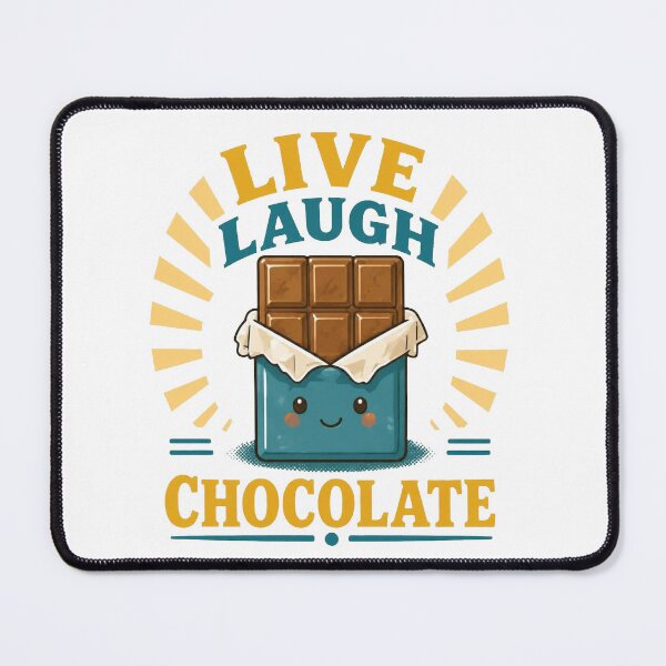 Item preview, Live Laugh Chocolate Cute Design designed and sold by Icareis-Studios.