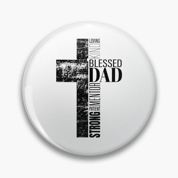 Item preview, Christian Blessed Dad Cross designed and sold by Ellafeingold.