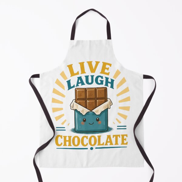 Item preview, Live Laugh Chocolate Cute Design designed and sold by Icareis-Studios.