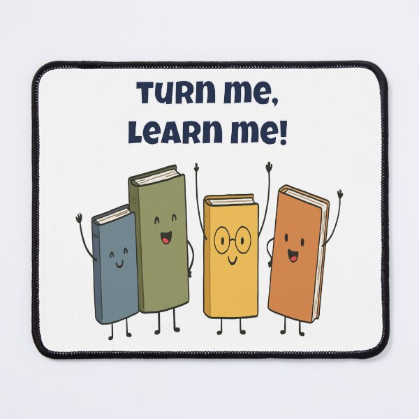 Item preview, Turn Me, Learn Me! Cute Cartoon Book Characters designed and sold by Latitude 1°N.