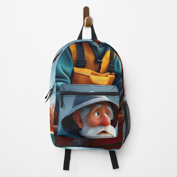 Item preview, Old Fart as a fisherman fishing in a choppy sea designed and sold by Colin Bentham.