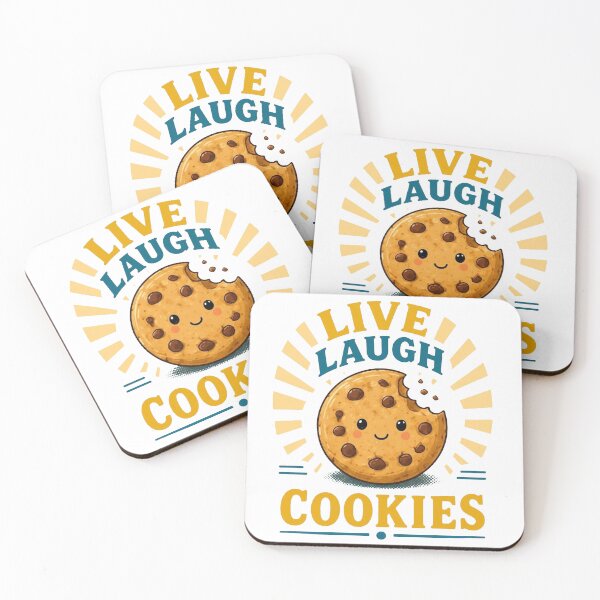 Item preview, Live Laugh Cookies Whimsical Design designed and sold by Icareis-Studios.