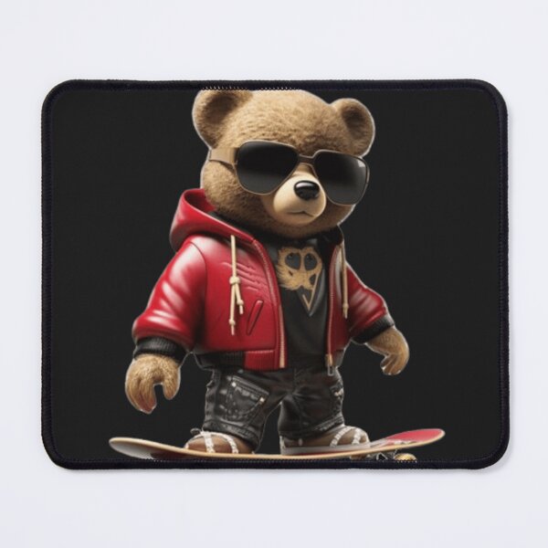 Item preview, Skating teddy bear designed and sold by APEX CLOTHINGS.